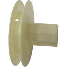 Πλαστικός δίσκος Ø130 για στενό ιμάντα ρολλών παραθύρου E4458