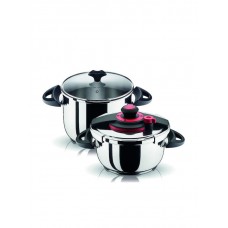 Pyramis Optimum Plus Χύτρες Ταχύτητας Set Quattro 8lt και 4.5lt 014004601