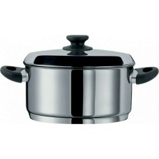 Pyramis Zeon Βαθιά Ανοξείδωτη Κατσαρόλα 8lt/28cm 015228201