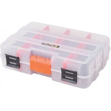 TACTIX 320042 ΤΑΜΠΑΚΙΕΡΕΣ ΠΛΑΣΤΙΚΕΣ ΔΙΠΛΕΣ ΔΙΑΦΑΝΕΣ ME ΑΠΟΣΠΩΜΕΝΕΣ ΘΗΚΕΣ (22.4x16.4x6cm) 