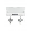 Elvit Καπάκι Λεκάνης Slim Soft Close από Βακελίτη 40-45x36cm Λευκό 0405