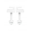 Elvit Universal Καπάκι Λεκάνης από Βακελίτη 44.5x36.5cm Λευκό 0003