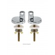 Elvit D-Shape Καπάκι Λεκάνης από Βακελίτη 41.5-47x35.5cm Λευκό 0015