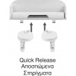 Elvit Family Παιδικό Καπάκι Λεκάνης Soft Close Πλαστικό 40-44x37.4cm Λευκό 0340
