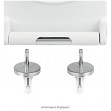 Elvit Καπάκι Λεκάνης Soft Close από Βακελίτη 43-46x36.5cm Λευκό 0203